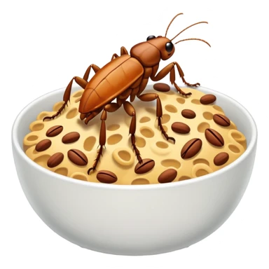 Roaches in cereal sticker