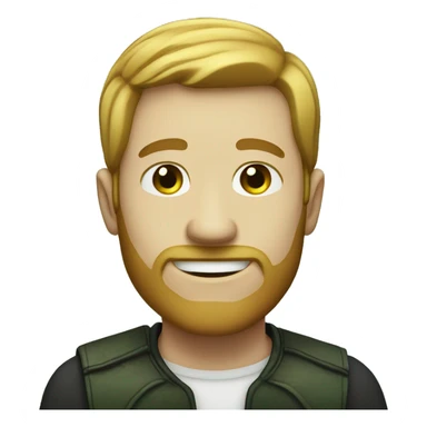 white man with four leaf clover sticker