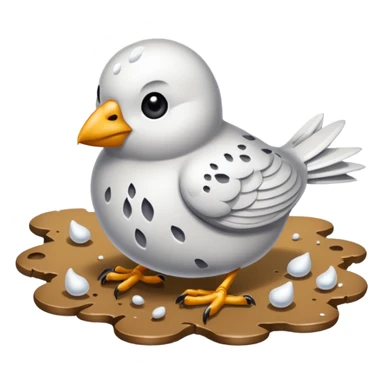 bird droppings
 sticker