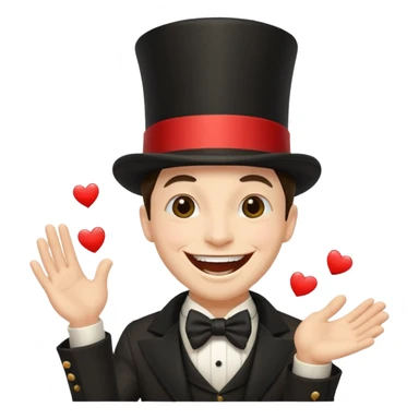 A magician laughing 🤣 sticker