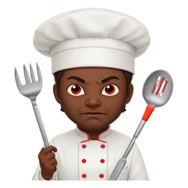 LUCIFER CHEF DEVIL ATTITUDE sticker