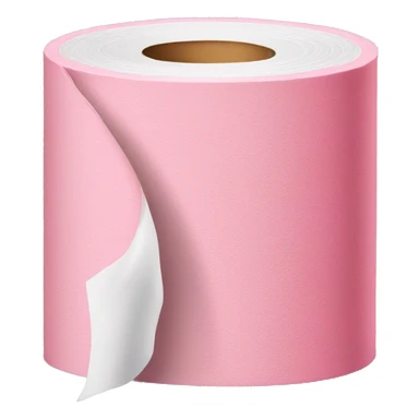 pink toilet paper  sticker