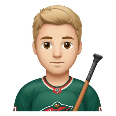 Minnesota Wild hockey full player  sticker