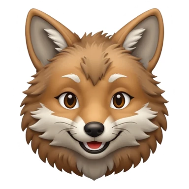 A Coyote Emoji sticker