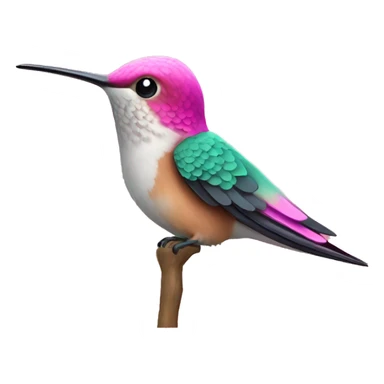 hummingbird Bird pink sticker