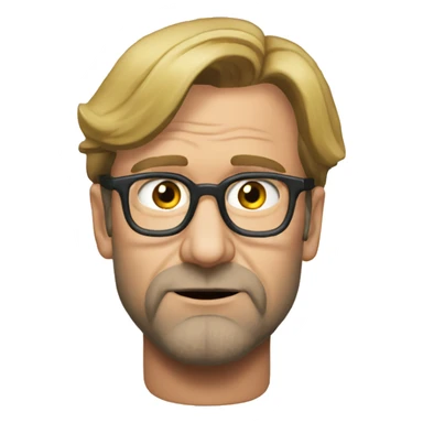 Klopp dizzy head sticker