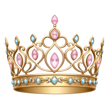 light pink tiara sticker