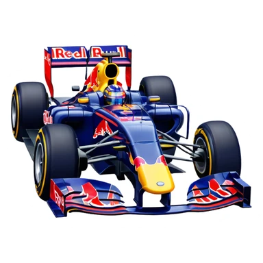 Red bull f1 car driving emote sticker