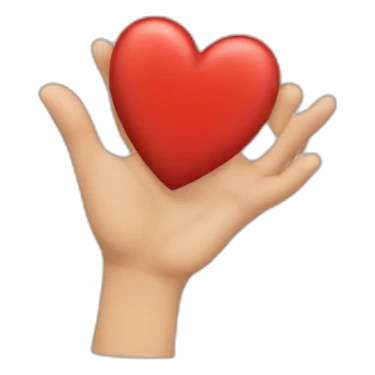 Mains qui font un coeur sticker