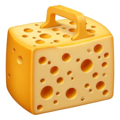 Crea un emoji estilo caricatura de una bolsa de Cheese Tris. sticker