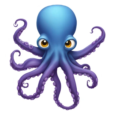 Octopus with T Rex arms sticker