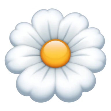 circle cloud with hollow middle white shaped like a flower with no middle sticker
