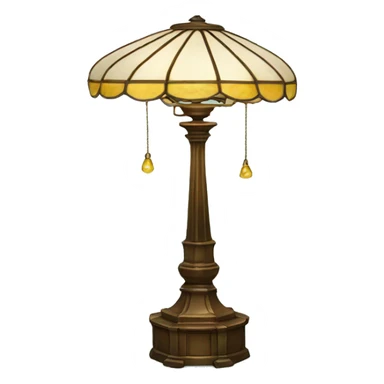 Tiffany lamp sticker
