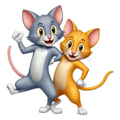 Tom and jerry sticker
