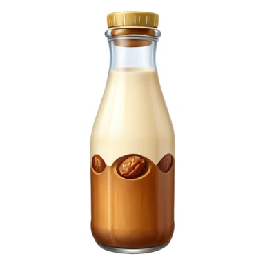dates milk in a bottle sticker