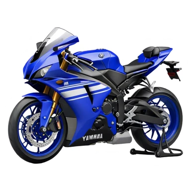 Yamaha YZF (Sportbike) - Yamaha YZF-R1 (Model Year: 2022) (Iconic colour: Blue) sticker