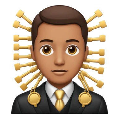 Official with Clusters of Keys Around Their Necks sticker