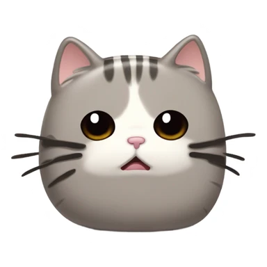 crying pusheen sticker