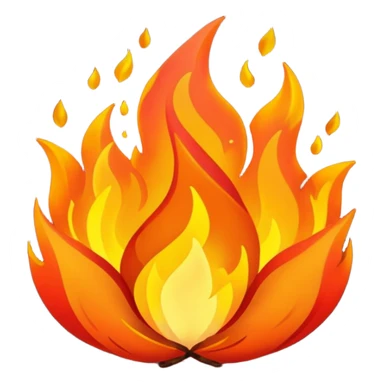 temperature in warm hues sticker