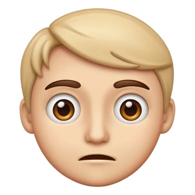 Mix of confused and smirk sticker