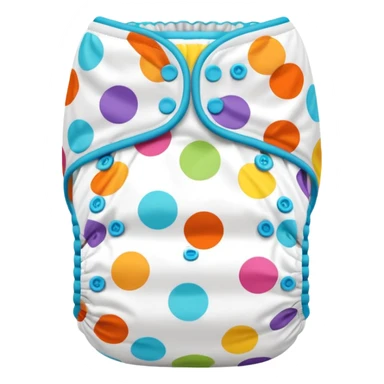 Designer diaper sticker