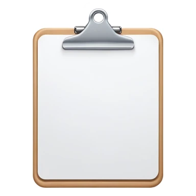 blank clipboard sticker