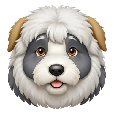 Perro viejo pastor inglés sticker