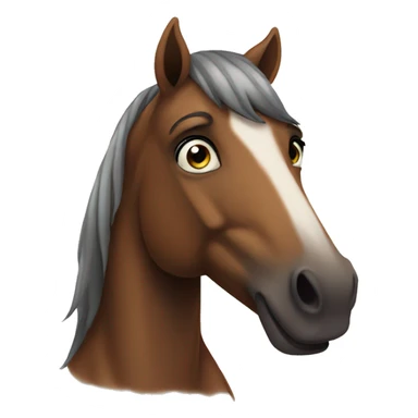 Horse staring into your soul  sticker