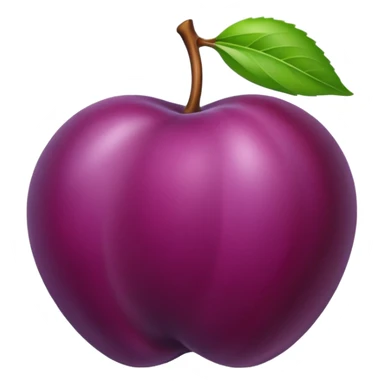 Plum sticker