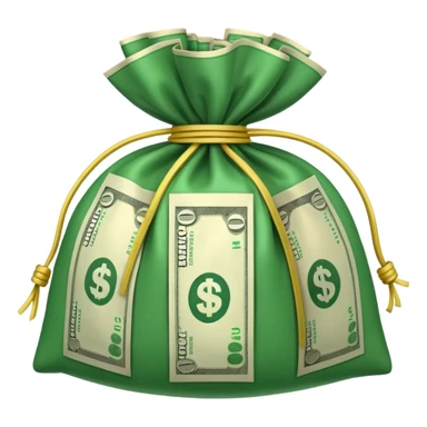 a bundle of money sticker