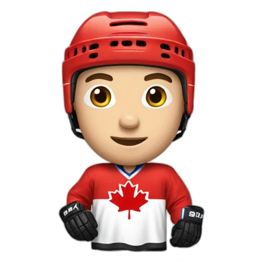Canadian of montreal hockey player sticker