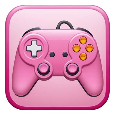 mix light pink dark pink and white girly gamer app sticker