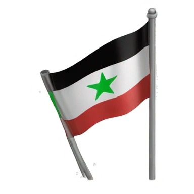 Free syrian flag iPhone style sticker