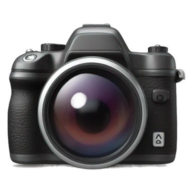  a 3D mimetic digital camera is facing the lens at a 0-degree angle sticker