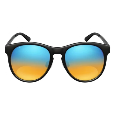 Sunglasses with the number 67 on them sticker