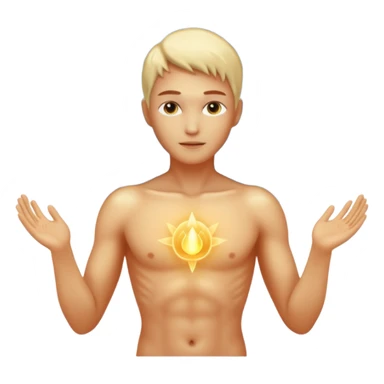 mystic human body sticker