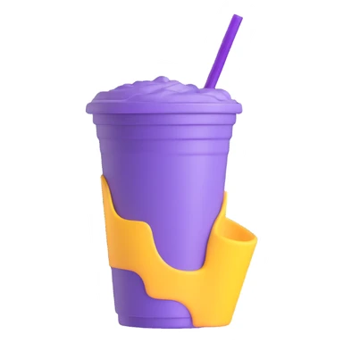purple drink in styrofoam cup sticker