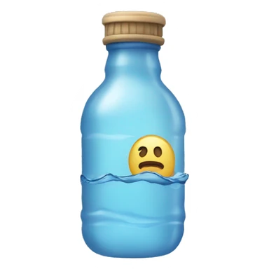 Water botle normal sticker