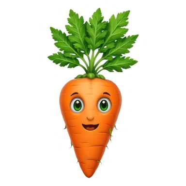 The carrot with eyes wearing a Canada jersey  sticker