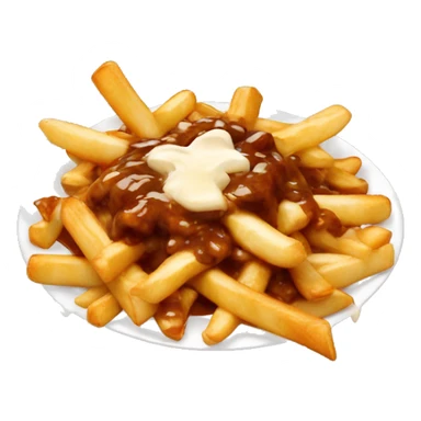 Poutine qui mange une poutine sticker