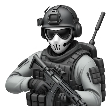 Ghost call of duty sticker