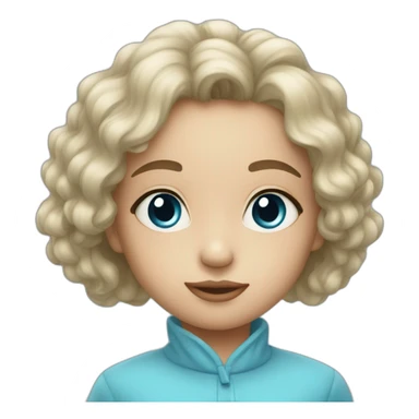 Bebe au yeux bleu  sticker