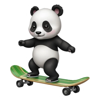 Panda skateboard  sticker
