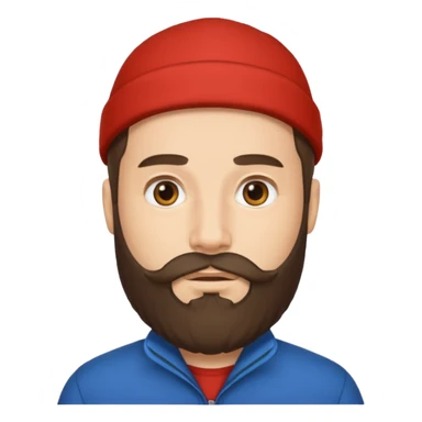 cübbe giyen takkeli sakallı bir insan emojisi sticker