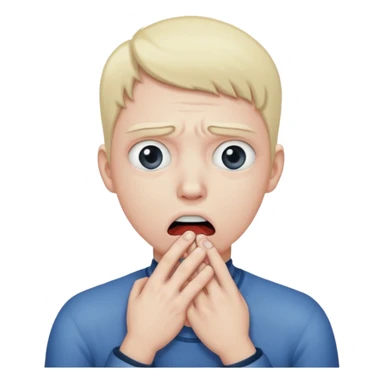 Choking myself sticker