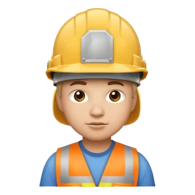 motivational cool looking emoji that fits the phrase "jobs never finished" sticker