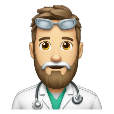 Vet-beard-cows sticker