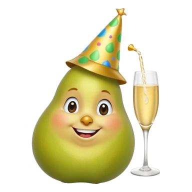 Birne die Party macht  sticker