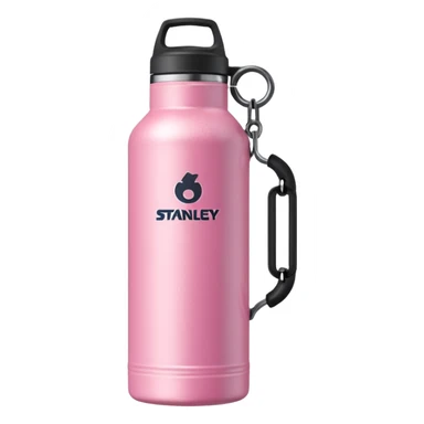 pink stanley water bottle sticker