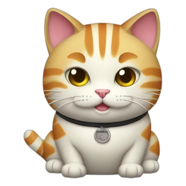 master Sushi cat sticker